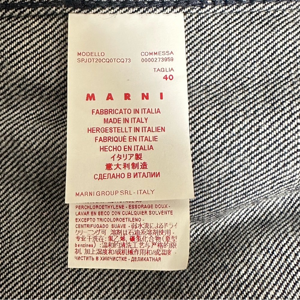 MARNI Denim Coat with Belt๐ธ - Picture 13 of 15